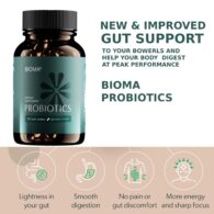 BIOMA Probiotic Gut Support - Vegan, Gluten Free, 60 Caps